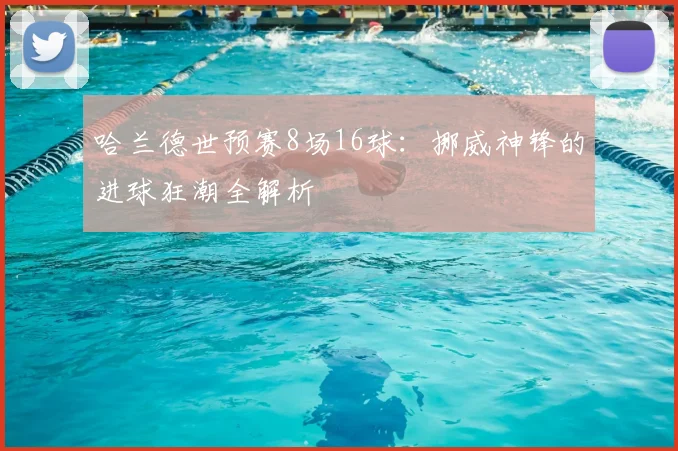 哈兰德世预赛8场16球：挪威神锋的进球狂潮全解析